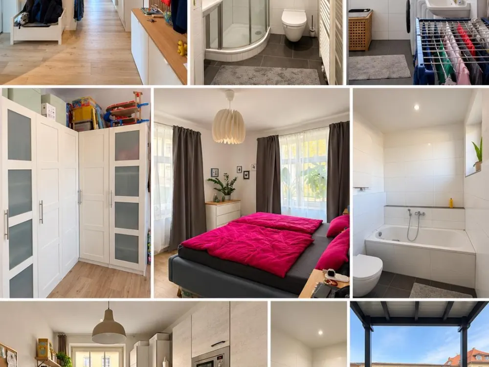 Großzügige 3-Zimmerwohnung mit Balkon und Stellplatz in Bannewitz