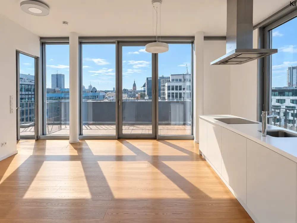 Exclusive 2-Room Penthouse in the Heart of Frankfurt