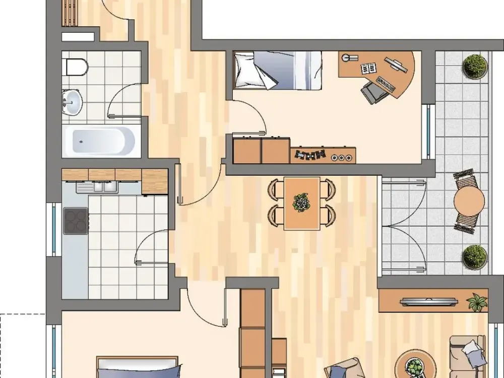 Jetzt Gutschein sichern! 3-Zimmer-Wohnung in Dortmund Scharnhorst