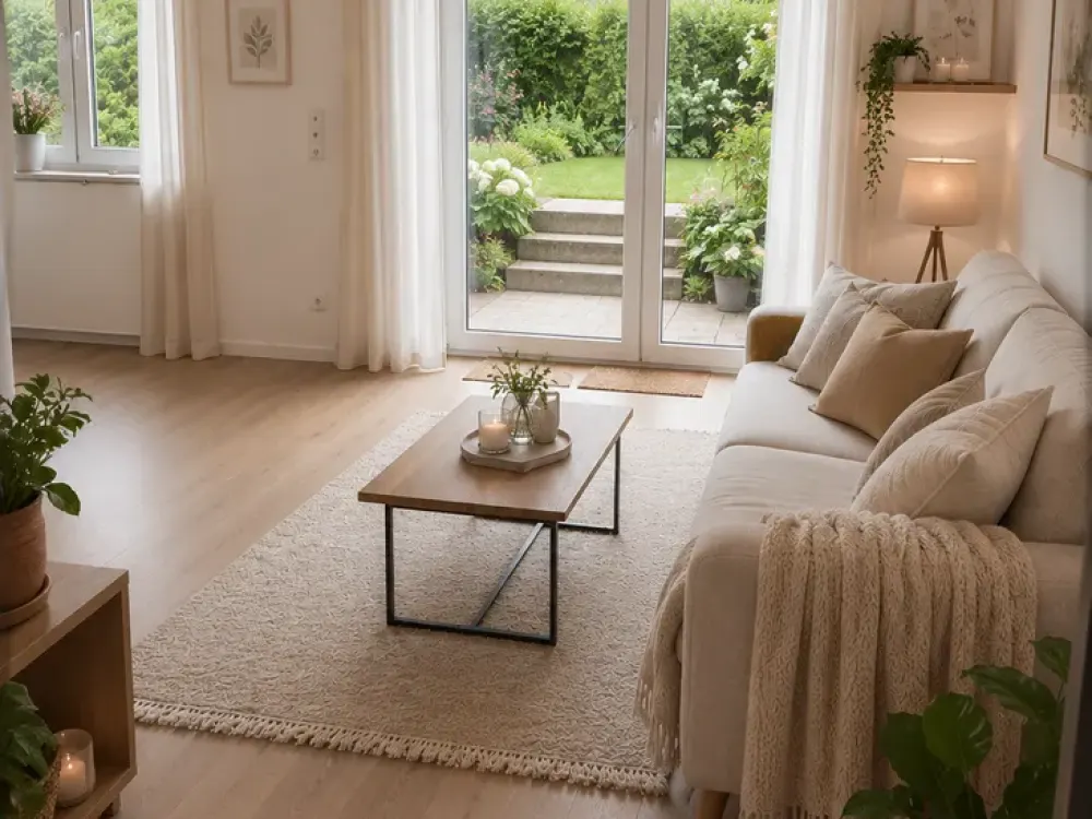 Attractive 2-Room Apartment with Dressing Room and Rental Garden