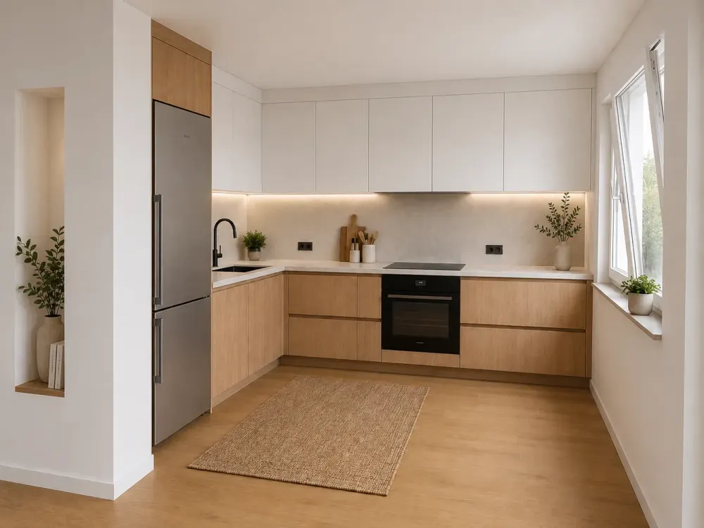 Attractive 2-Room Apartment with Dressing Room and Rental Garden