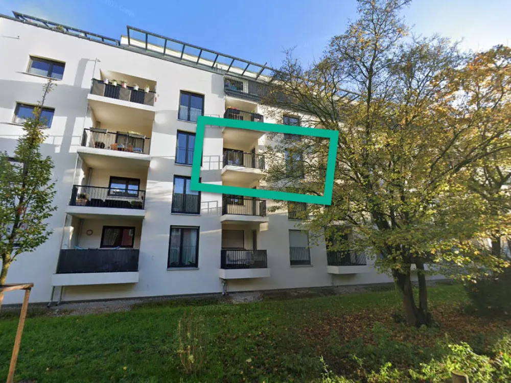 Exklusive 2-Zimmer-Wohnung mit Einbauküche und Balkon in zentraler Lage von Nürnberg