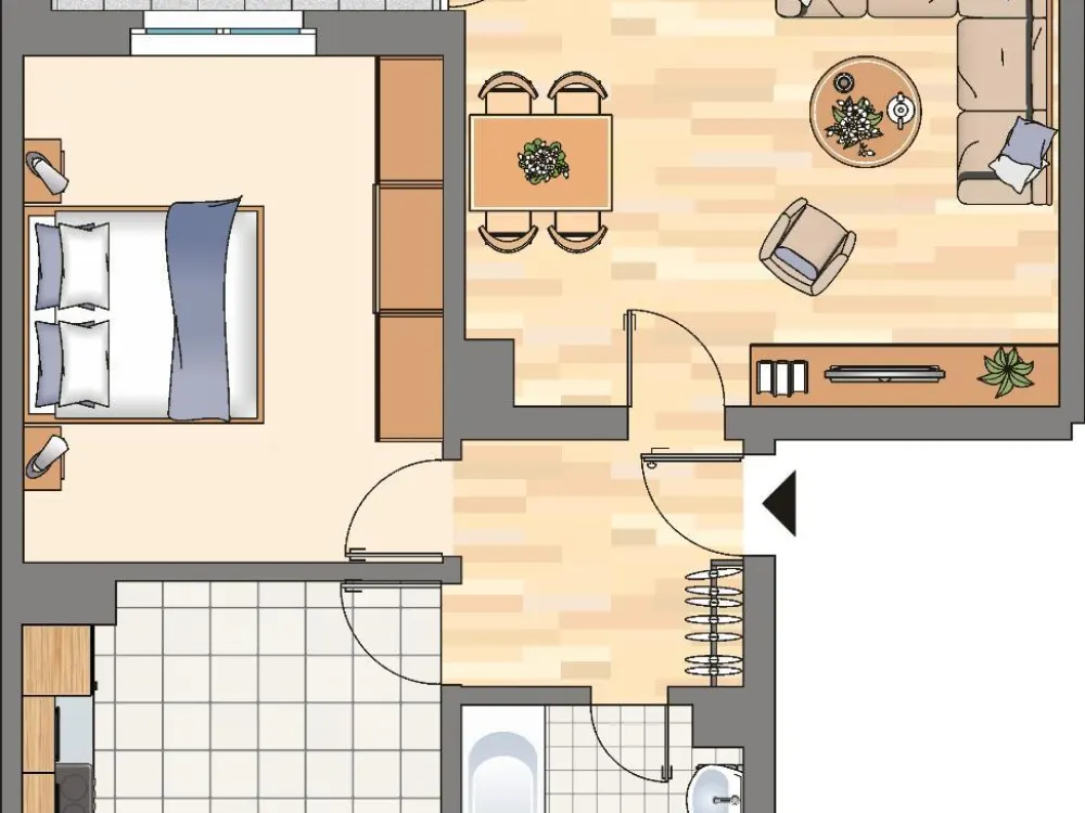 Freundliche 2 Zimmer Wohnung in Dortmund Bövinghausen