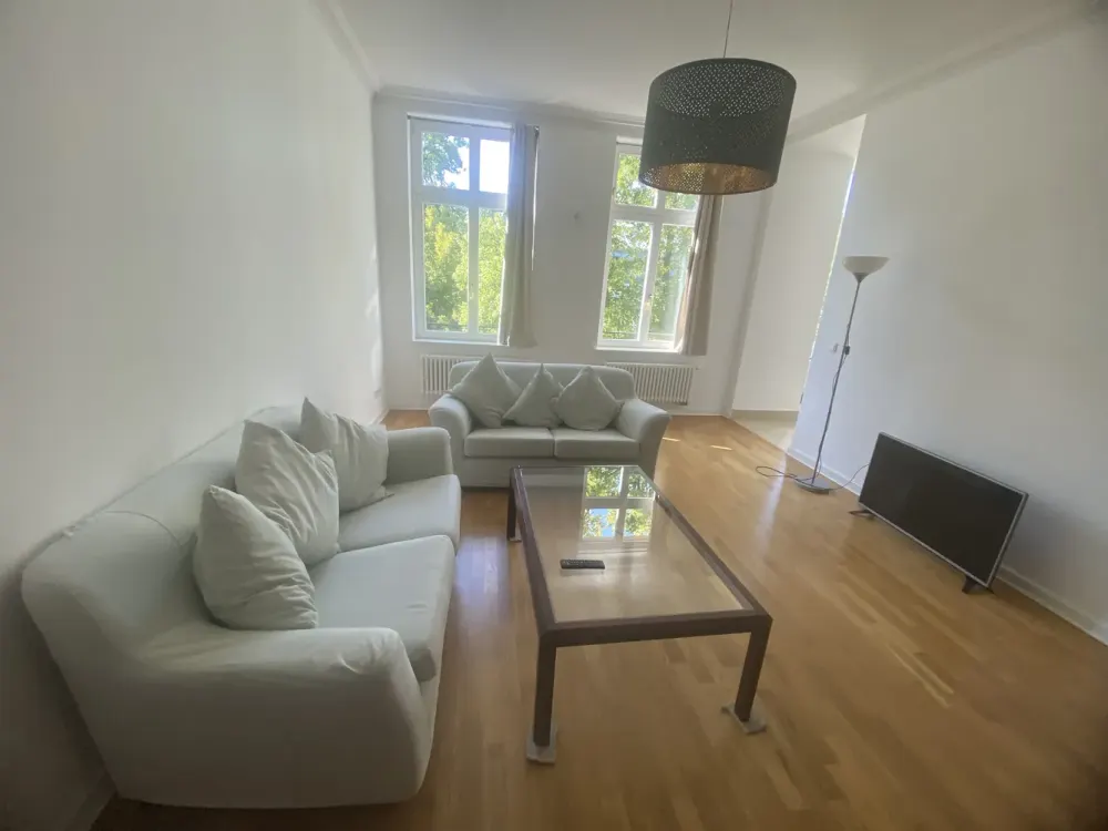 Furnished 2-Room Apartment with Modern Built-in Kitchen and Stylish Living Comfort
