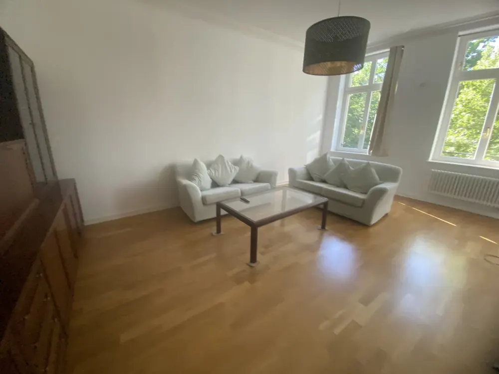 Furnished 2-Room Apartment with Modern Built-in Kitchen and Stylish Living Comfort