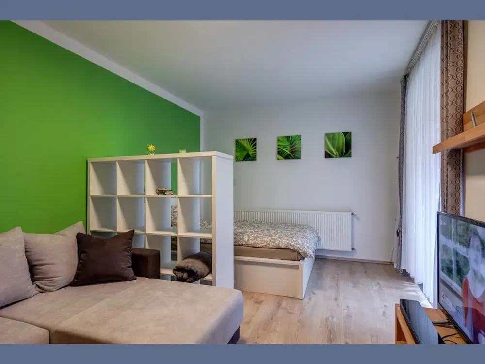 مفروش: سكن مؤقت بالقرب من Goetheplatz، مثالي للزوجين