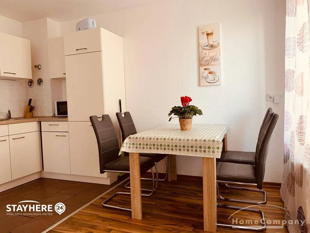 28034 HomeCompany Möbliert/Furnished 2-Zimmer Apartment in Leipzig-Lindenthal max. 3 Personen