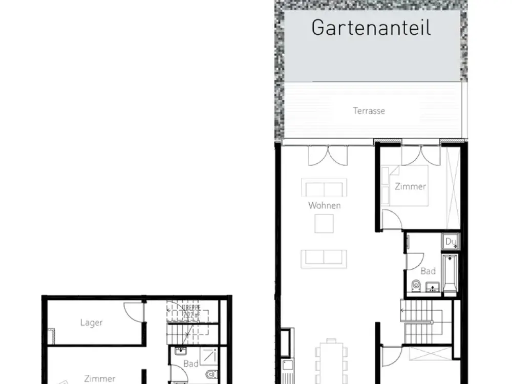 Traumlage direkt am Park: elegantes Townhouse mit großer Terrasse, Garten und Tiefgarage!
