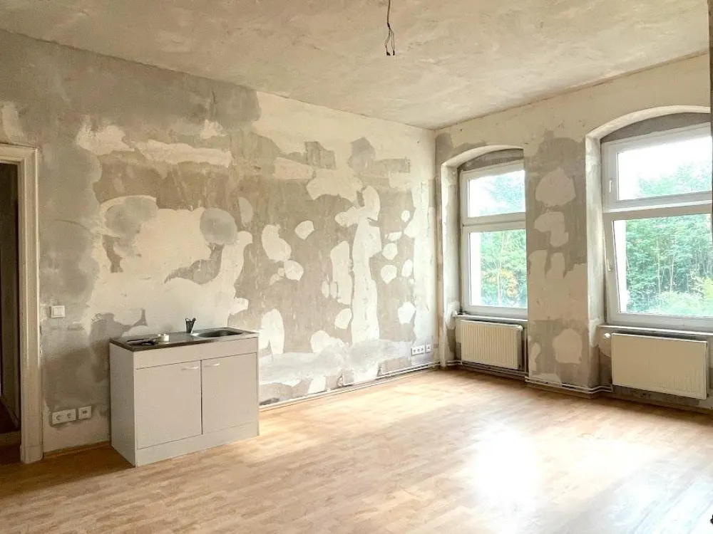 MB 01.10.-PV an PM 15.09.-1-Zimmerwohnung im Rohbau mit viel Gestaltungsspielraum