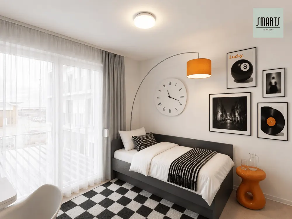 Modernes 1-Zimmer-Apartment