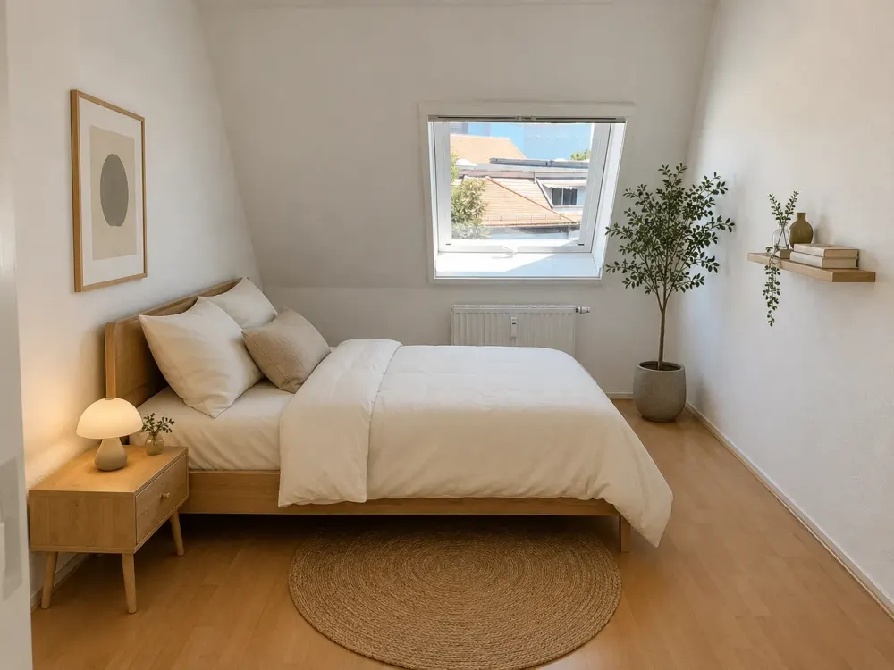 Helle Altbau-Dachgeschosswohnung - mit Aufzug nahe Zentrum.