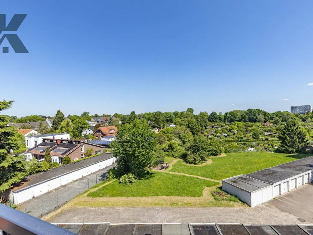Penthouse-Wohnung. Neubau-Standard. 2 Zimmer mit 2 Dachterrassen. Stellplatz.