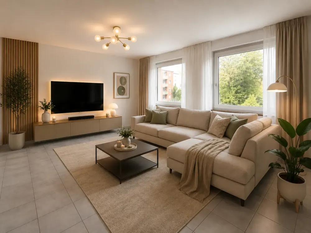 🏡 Helle 3,5-Zimmerwohnung mit 2 Bädern, Balkon & Fußbodenheizung, komfortabel wohnen! ✨
