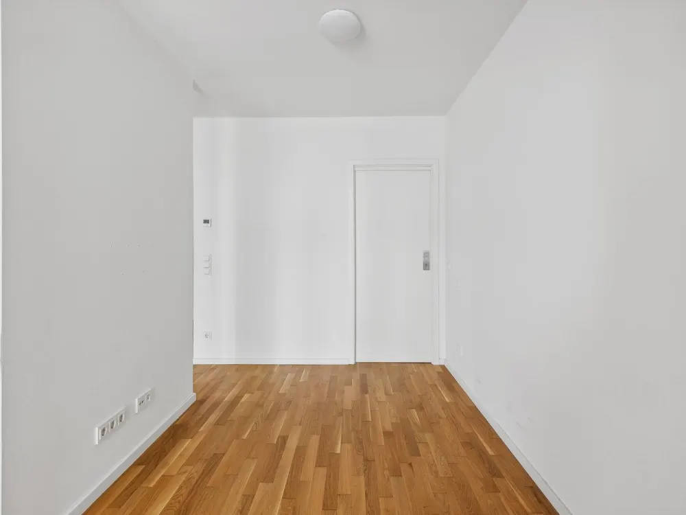 In der Endetage: Hochwertige 1-Zimmer-Neubauwohnung Einbauküche in Frankfurt-Ostend!