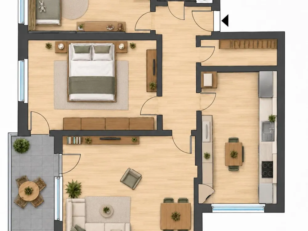 URGENTLY SEEKING A NEW TENANT - 3-Room Apartment Available Immediately
