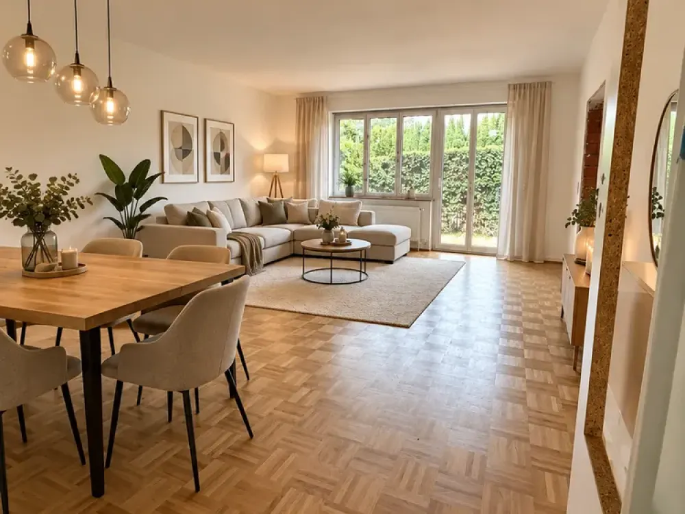 Charmante 2,5 Zi. Gartenwohnung mit Südterrasse, Garage & großem Hobbyraum