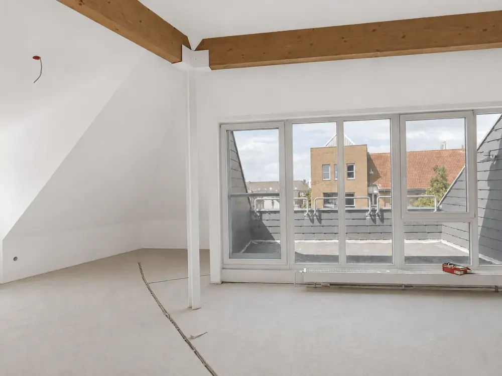 Penthouse mit Dachterrasse, Erstbezug: 3 Zimmer, 104 m² (Meerbusch-Büderich)