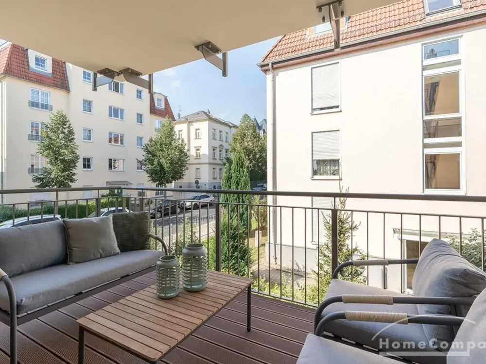 28293 HomeCompany Dresden Möbliert/Furnished 4-Zimmer Wohnung in Dresden-Cotta max. 3 Personen