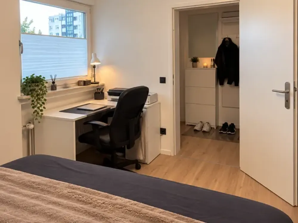 Renovated & Partially Furnished | High-Quality 2-Room Apartment with Balcony at Kaarster See