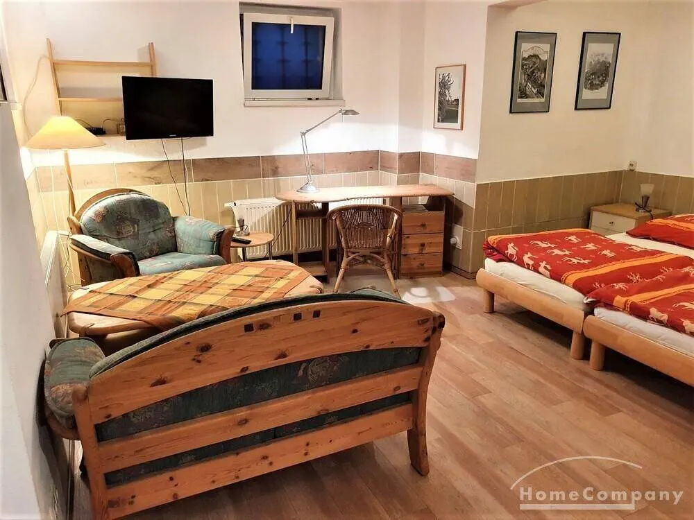 12302 HomeCompany Dresden Möbliert/Furnished Studio Souterrain Apartment in Dresden-Strehlen max. 2 Personen
