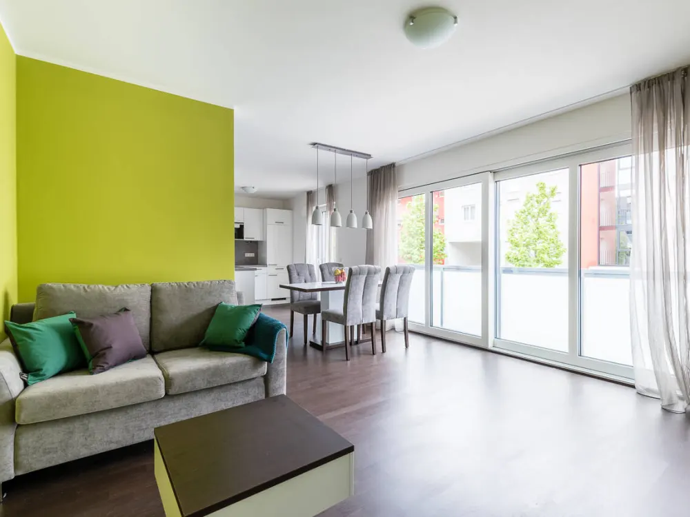Großzügig und möbliert: 2-Zimmer-Wohnung im elevon