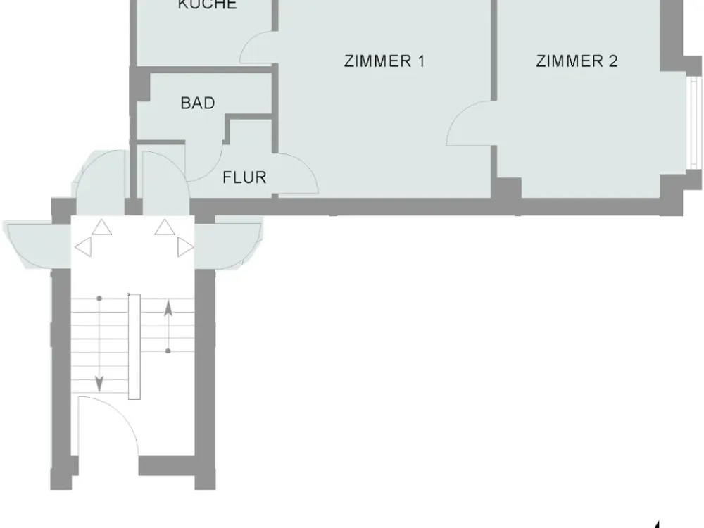 Two-Room Apartment in "Stendaler Ring"
