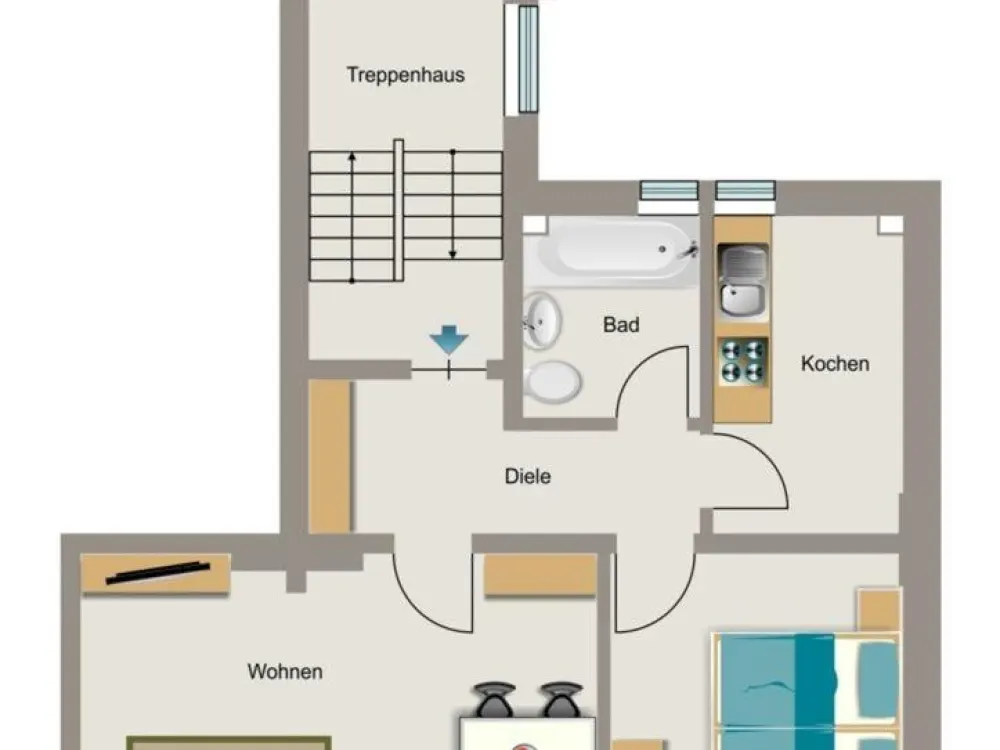 Die passende Wohnung von VIVAWEST mit Wohnberechtigungsschein.