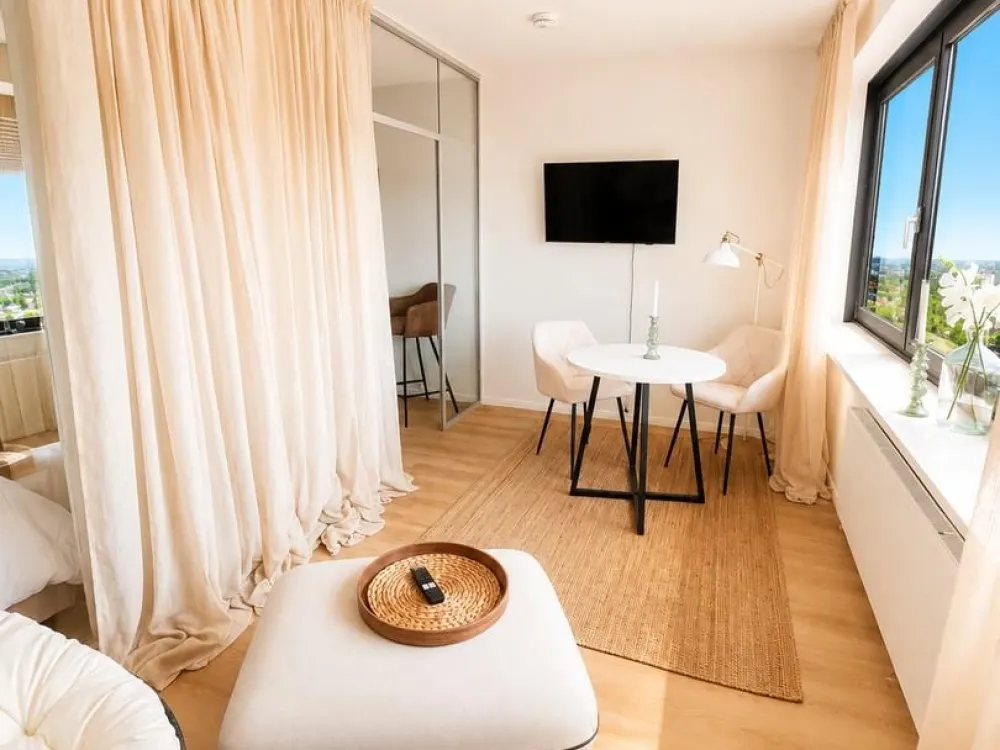 Fully furnished high-rise residence 29F/ W2 Panorama views over Hamburg