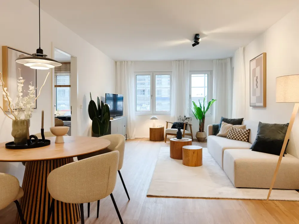 Spacious 2-Room Apartment with Garden Courtyard View - Senior Apartment