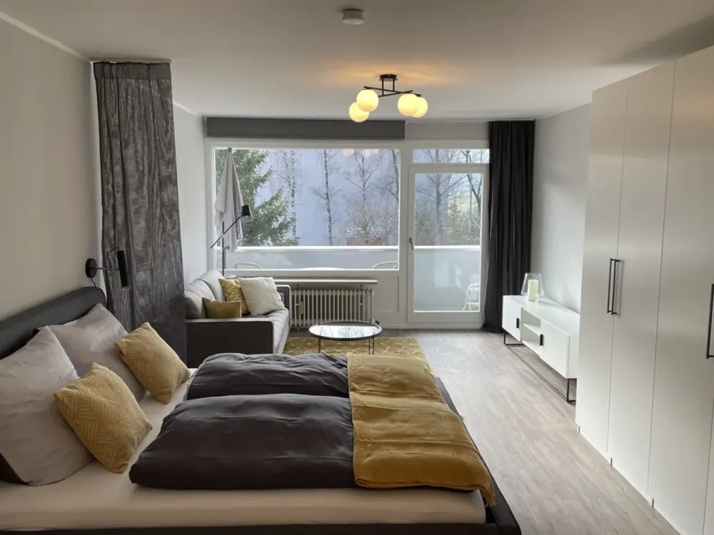 möbliert Apartment mit EBK + Balkon, ab 01.10.26 mögl.