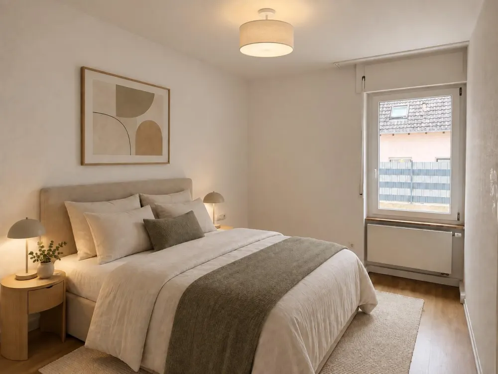 Lichtdurchflutete, sanierte 3-Zimmer-Wohnung mit EBK, Garten & Stellplatzoption zentral in Ettlingen