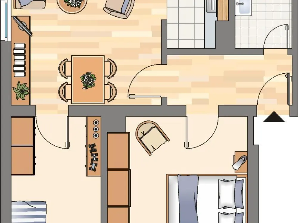 Kleine 3-Zimmer-Wohnung in Bodelschwingh