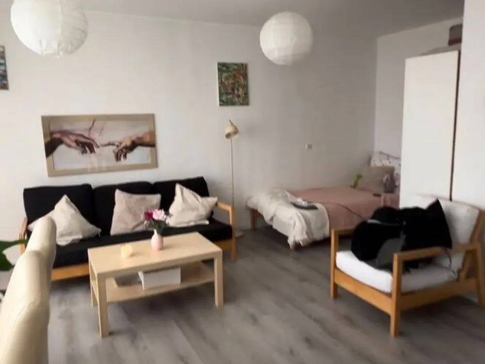 1 Room Apartment Directly at Friedrich Ebert Platz with Balcony