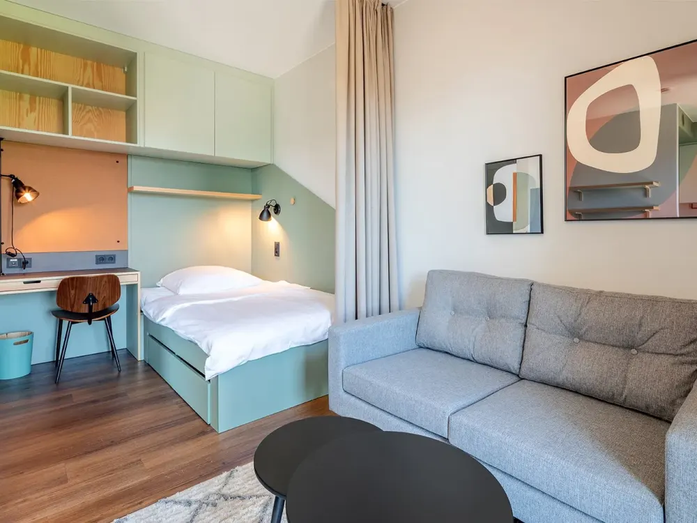 BESICHTIGUNGEN: Mi 9:00 & Fr 16:00 - Moderne unbefristete 1-Zimmer-Wohnung mit Balkon