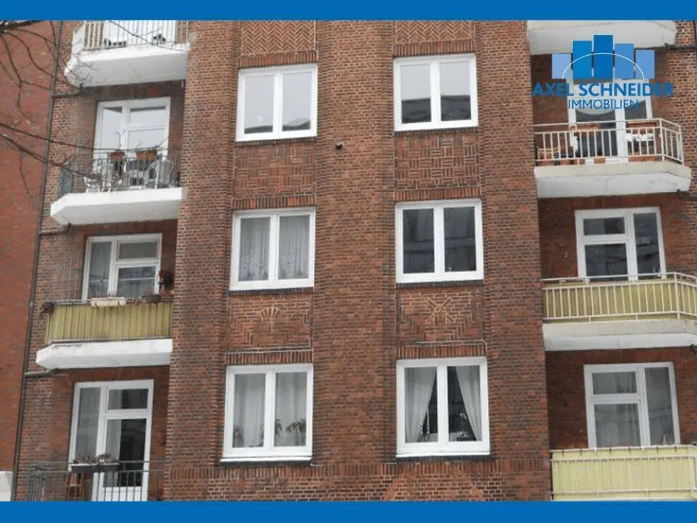 Helle 1-Zimmer-Altbauwohnung in Winterhude