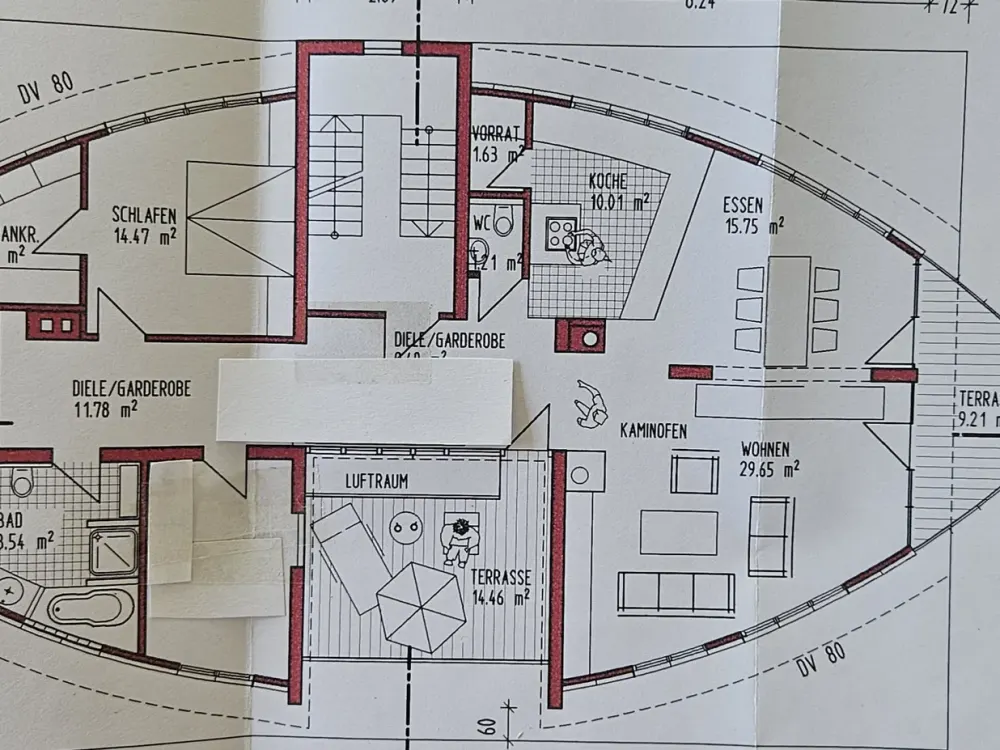Exklusive 131 m² Penthouse-Wohnung in Fellbach, ideal für ein Paar