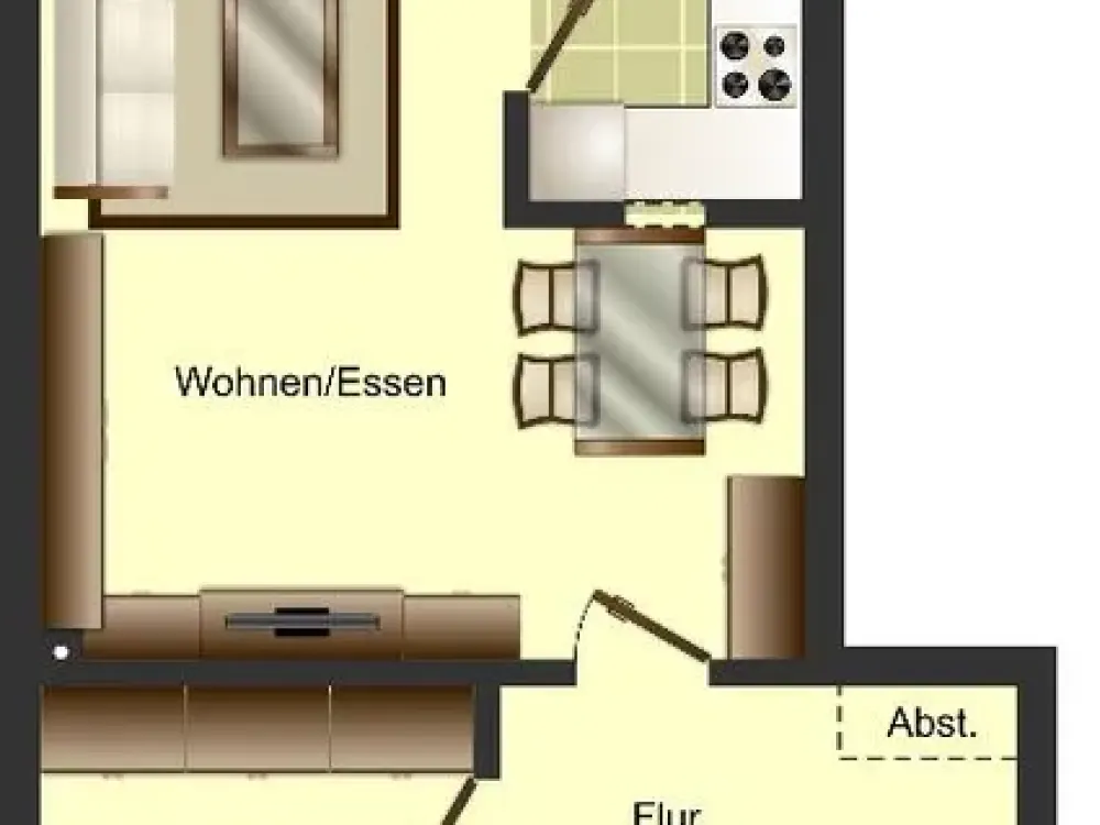 Ab 01.09. frei! 2-Zimmer-Wohnung in Düsseldorf Heerdt