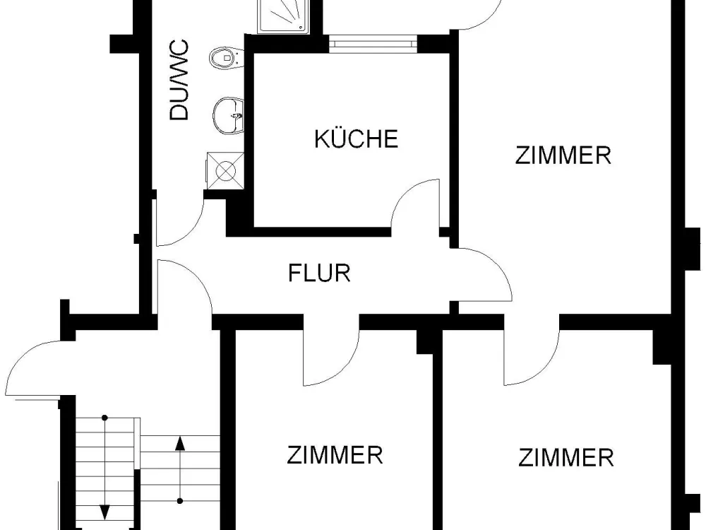 3 Zimmer Wohnung mit Balkon in Hagen