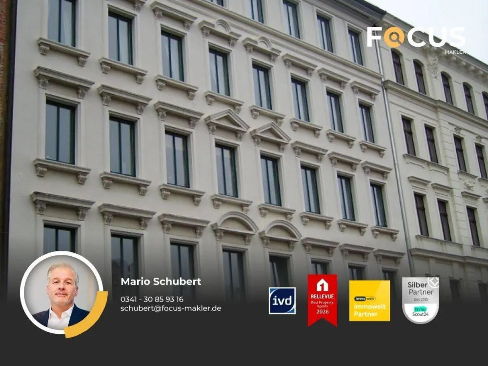 Reudnitz Thonberg - zu Fuss in die City, neusanierte 3-Raumwohnung sucht Neubelebung
