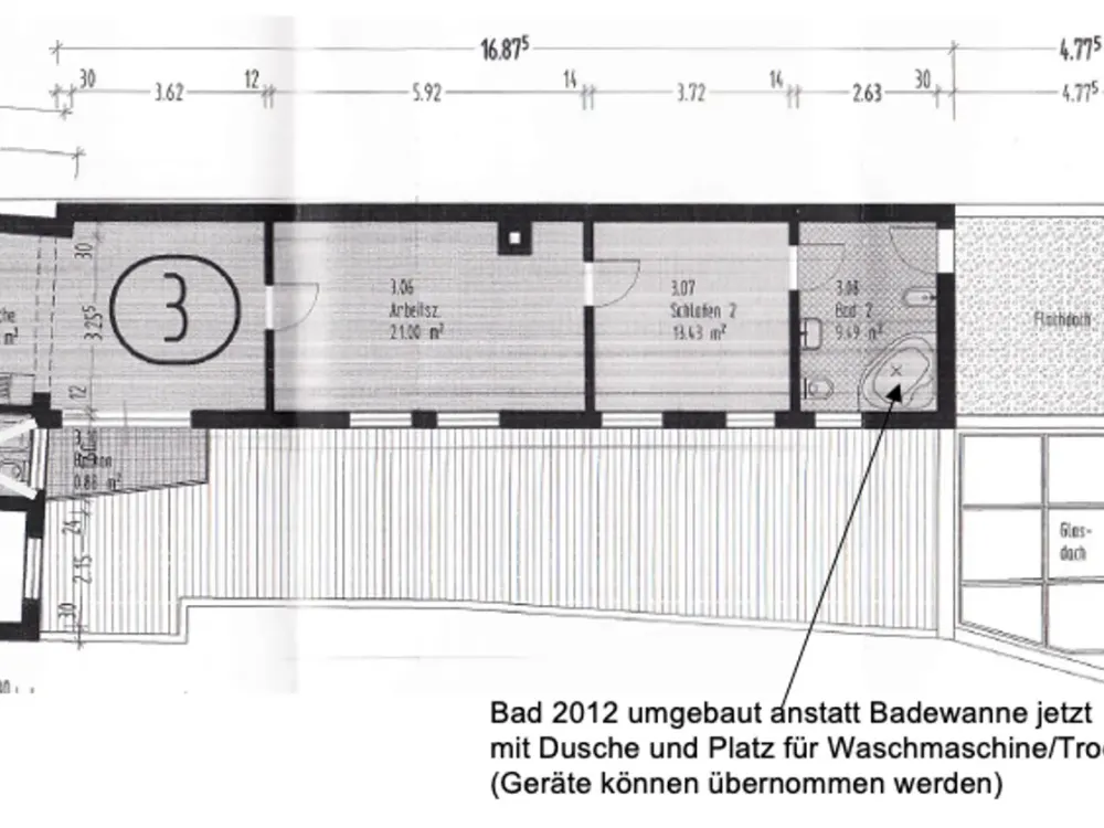 2,5-Zimmer-Wohnung in zentraler Lage von Bruchsal