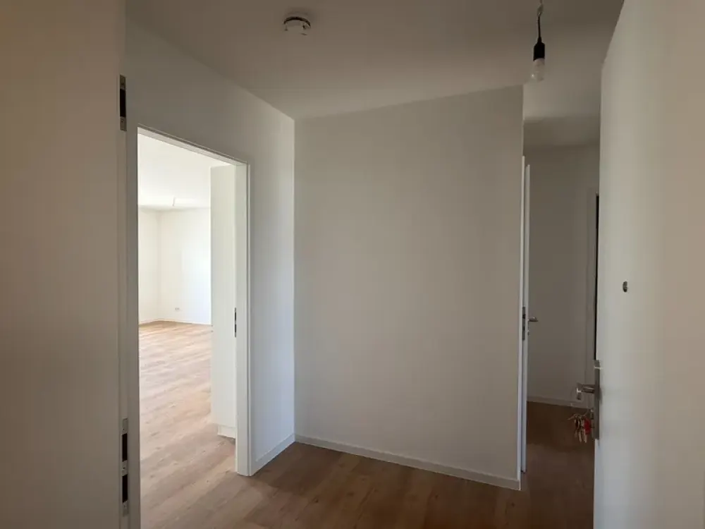 3-room apartment with balcony, fitted kitchen and shower. First occupancy!