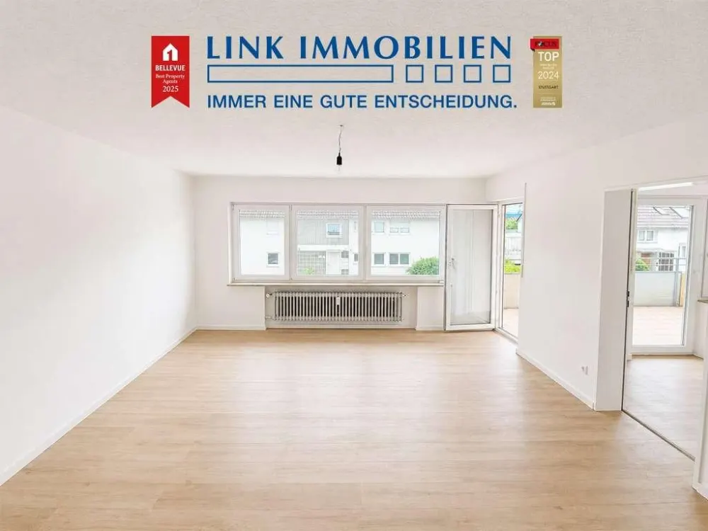 Kernsanierte 3-Zimmerwohnung in guter Lage von Waiblingen-Hegnach