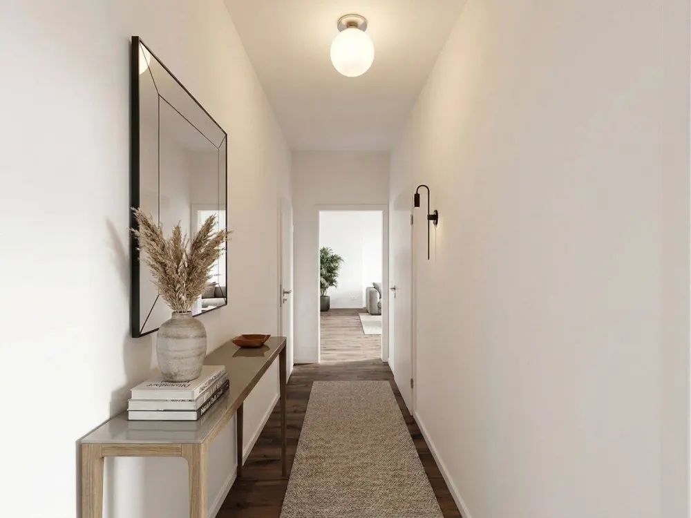 Oberkassel: Helle 2-Zimmer-Wohnung mit Balkon und Einbauküche