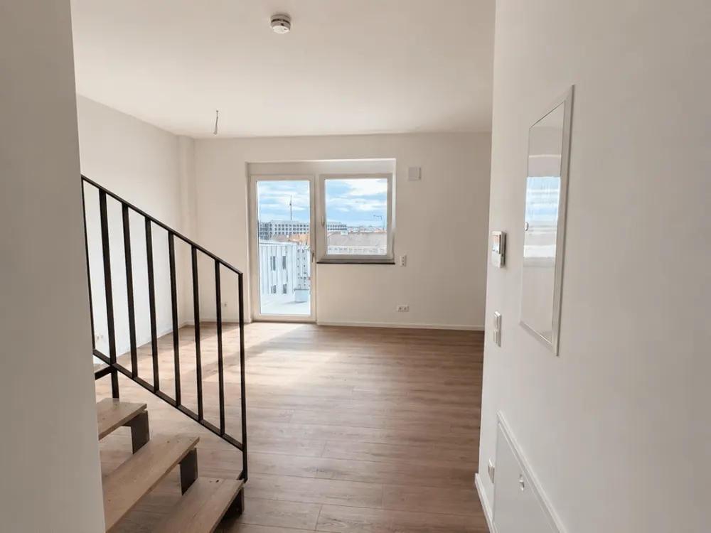 *TOP* 3-Zimmer Maisonette-Neubauwohnung mit Balkon und Dachterrasse und Stellplatz