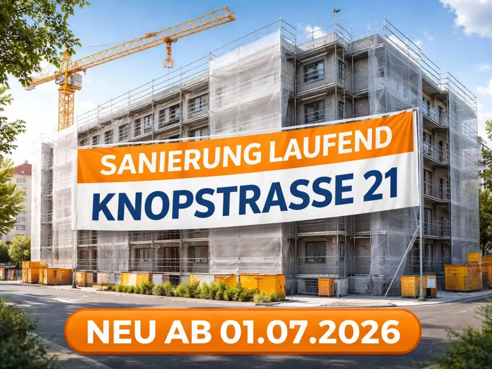 Voll möblierte 1 Zimmer Dachgeschoss Wohnung mit Stellplatz