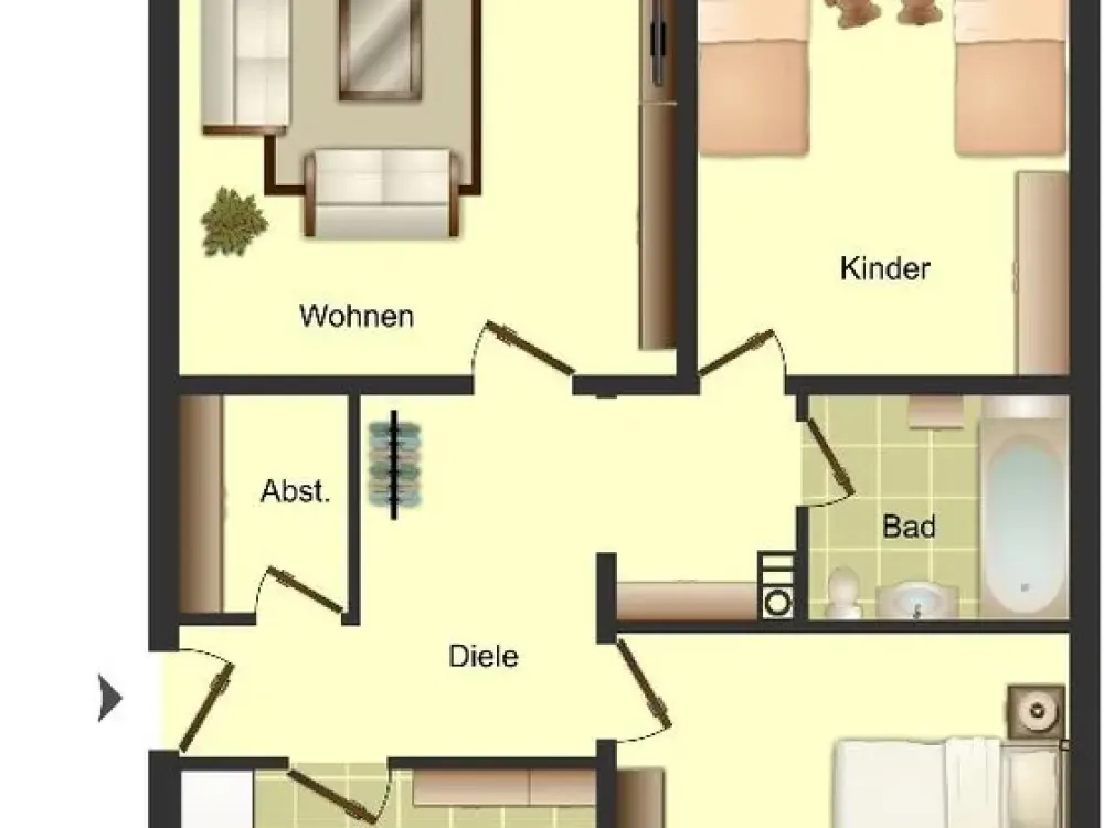 2-Zimmer-Wohnung in Hilden Süd