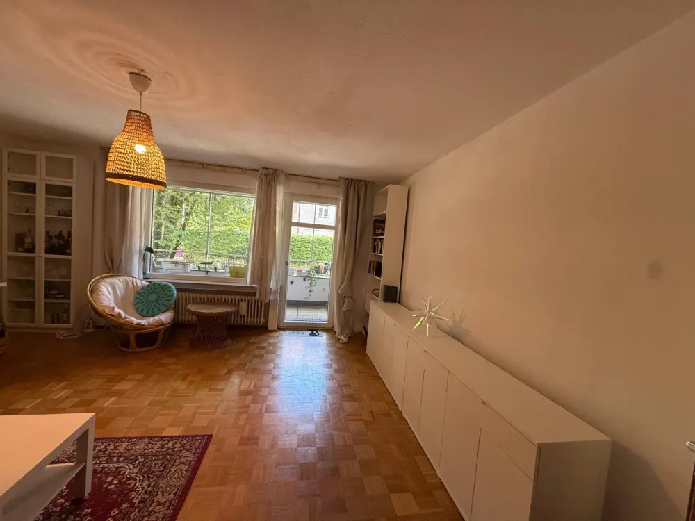 Grüne Oase in Obermenzing: Helle 2-Zimmer-Wohnung