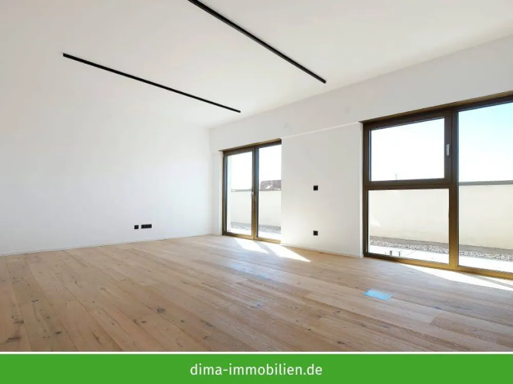 ERSTBEZUG! Penthouse mit umlaufender Dachterrasse, Vollbad, Gäste-Bad, Aufzug, Tiefgarage u.v.m.