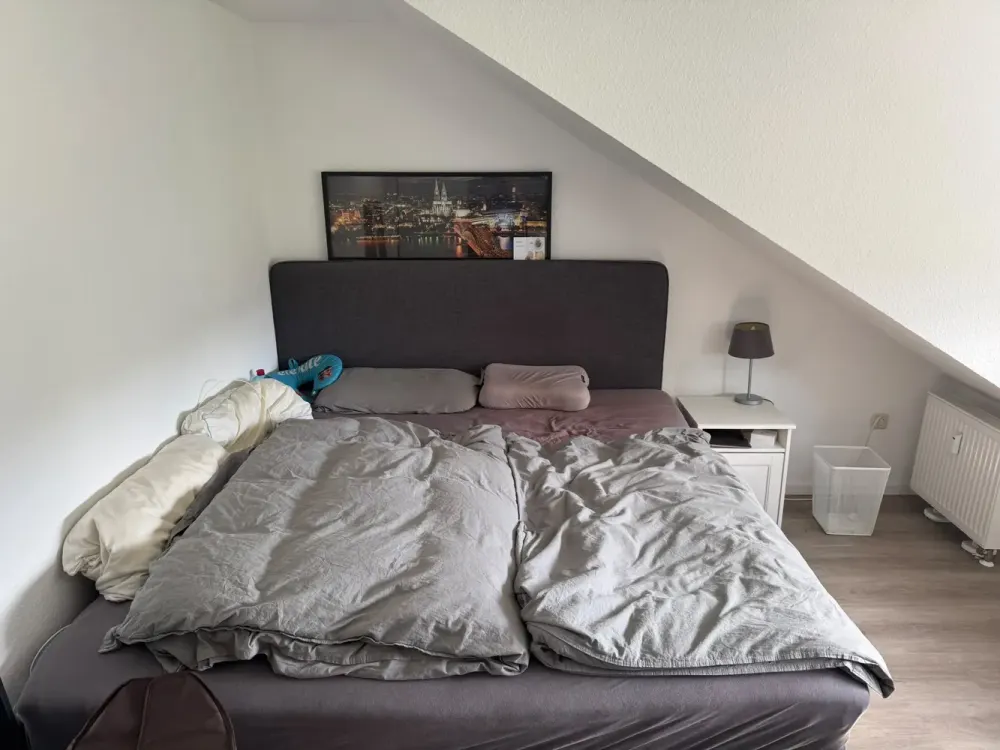 Freundliche 2-Zimmer-Dachgeschosswohnung, Balkon, Garage in Bornheim