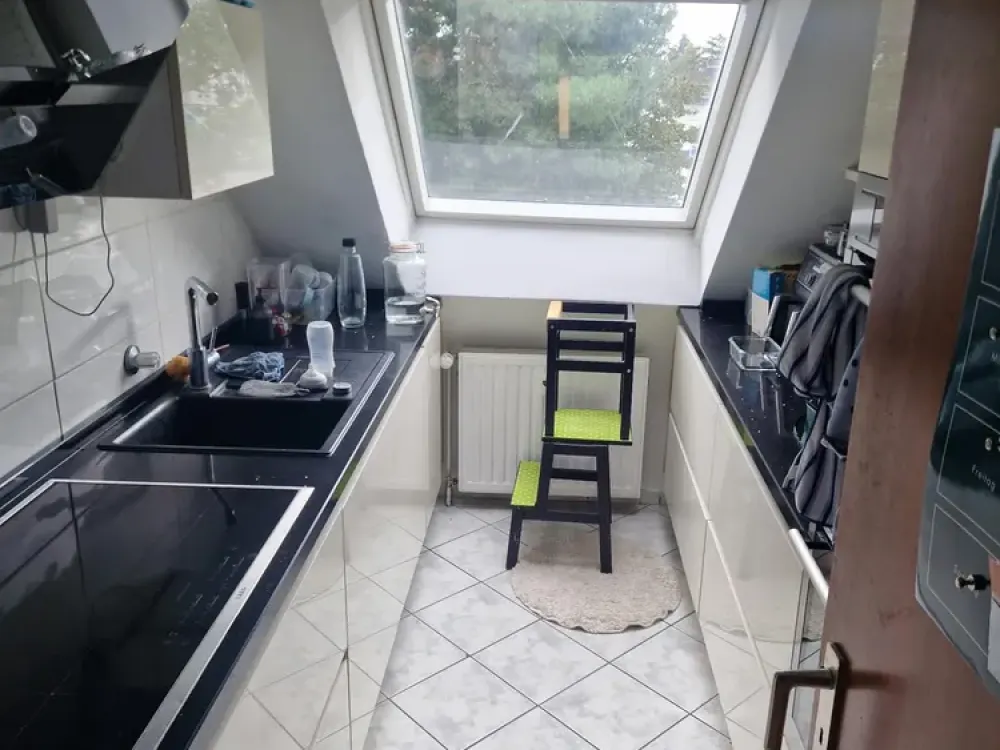 helle 4,5 Z.-Woh. auf zwei Ebenen mit gr. Balkon max 4 Pers.